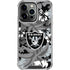NFL Las Vegas Raiders Tropical Print iPhone 16 Pro Clear Case